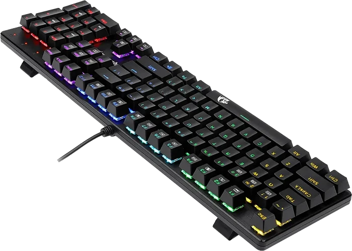 کیبورد سیمی گیمینگ Redragon مدل Sindri K671 RGB با سوئیچ قرمز