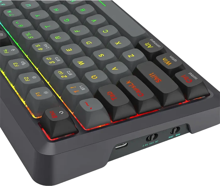 کیبورد بی سیم گیمینگ Redragon مدل BRAGI K688 GB PRO RGB با سوئیچ قرمز