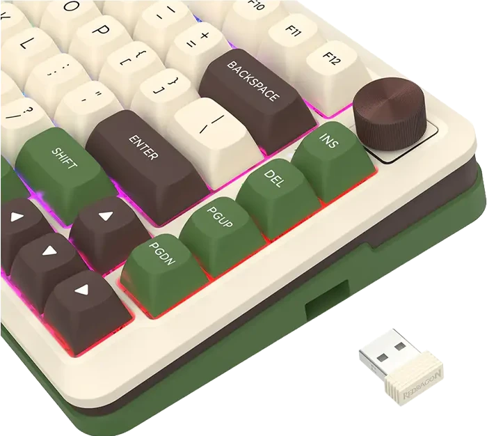 کیبورد بی سیم گیمینگ Redragon مدل Cyrus Pro K681 RGB