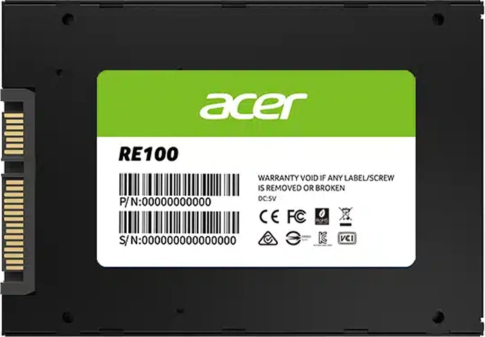 حافظه SSD اینترنال 256 گیگابایت Acer مدل RE100