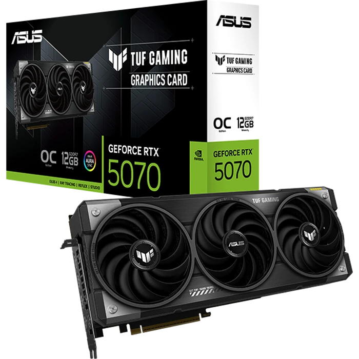 کارت گرافیک ASUS مدل TUF Gaming GeForce RTX 5070 12GB GDDR7 OC Edition