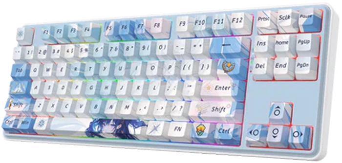 کیبورد بی سیم گیمینگ Redragon مدل Starblade K707AK PRO RGB با سوئیچ Mint mambo