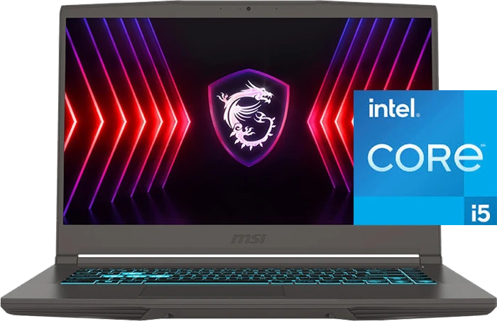 لپ تاپ 15.6 اینچ گیمینگ MSI مدل Thin 15 B12UCX (i5 13420H-16GB-1TB SSD-RTX 2050-FHD-Backlight-BAG)
