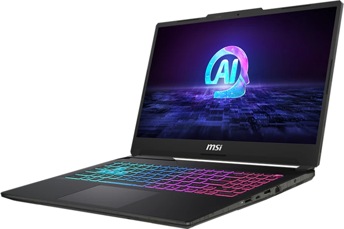 لپ تاپ گیمینگ 15.6 اینچ MSI مدل Cyborg 15 AI A1VEK (Ultra7 155H-16GB-1TB SSD-RTX4050-FHD-Backlite-BAG)