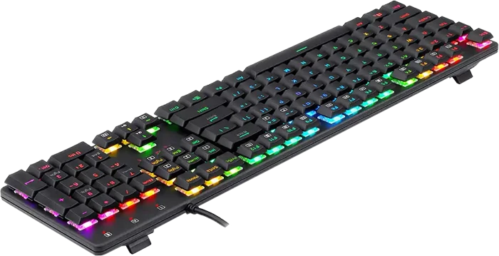 کیبورد سیمی گیمینگ Redragon مدل Shrapnel K589 RGB با سوئیچ آبی