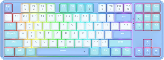 کیبورد سیمی گیمینگ Redragon مدل Starblade K707 WBB RGB