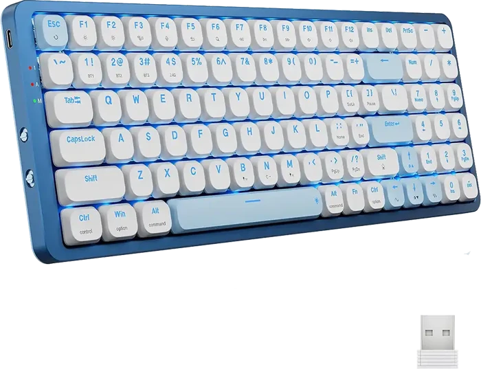 کیبورد بی سیم گیمینگ Redragon مدل EVA PRO K684 RGB با سوئیچ قرمز