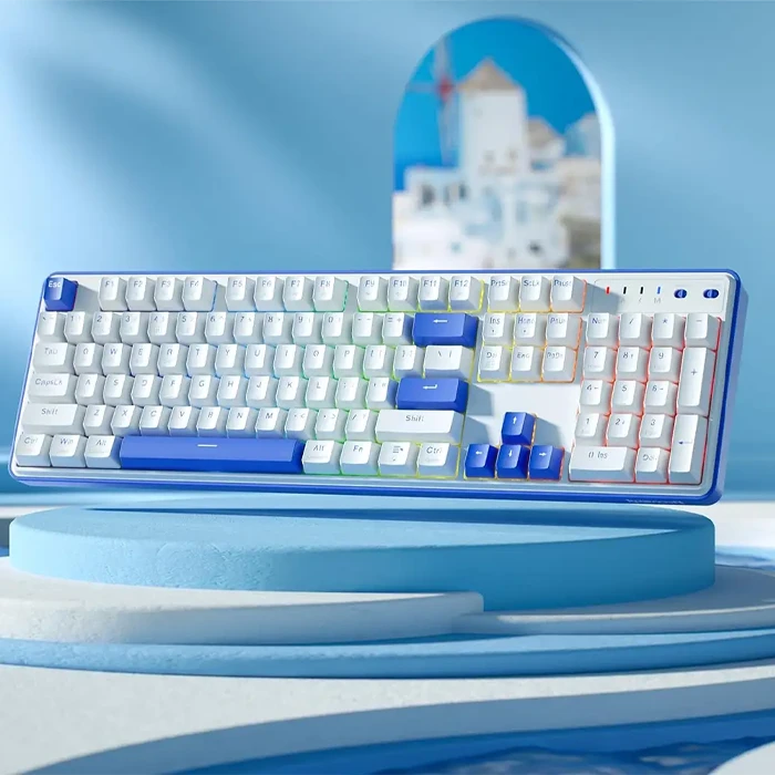 کیبورد بی سیم گیمینگ Redragon مدل FAYE PRO K685 RGB با سوئیچ قرمز
