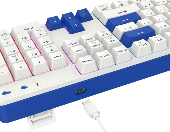 کیبورد بی سیم گیمینگ Redragon مدل FAYE PRO K685 RGB با سوئیچ قرمز
