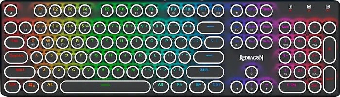کیبورد بی سیم گیمینگ Redragon مدل Flare K710 Pro RGB با سوئیچ آبی