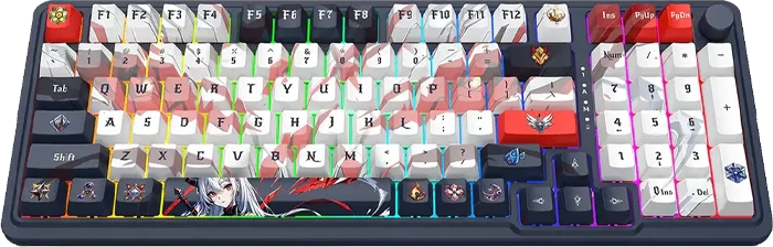 کیبورد بی سیم گیمینگ Redragon مدل EISA K686 AK PRO RGB با سوئیچ قرمز