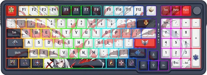 کیبورد بی سیم گیمینگ Redragon مدل EISA K686 AK PRO RGB با سوئیچ قرمز