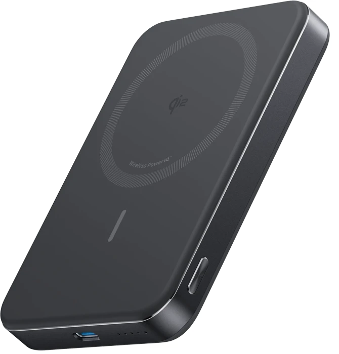 پاور بانک 10000 میلی‌آمپر ساعت Anker مدل MagGo Ultra-Slim 10K A1664