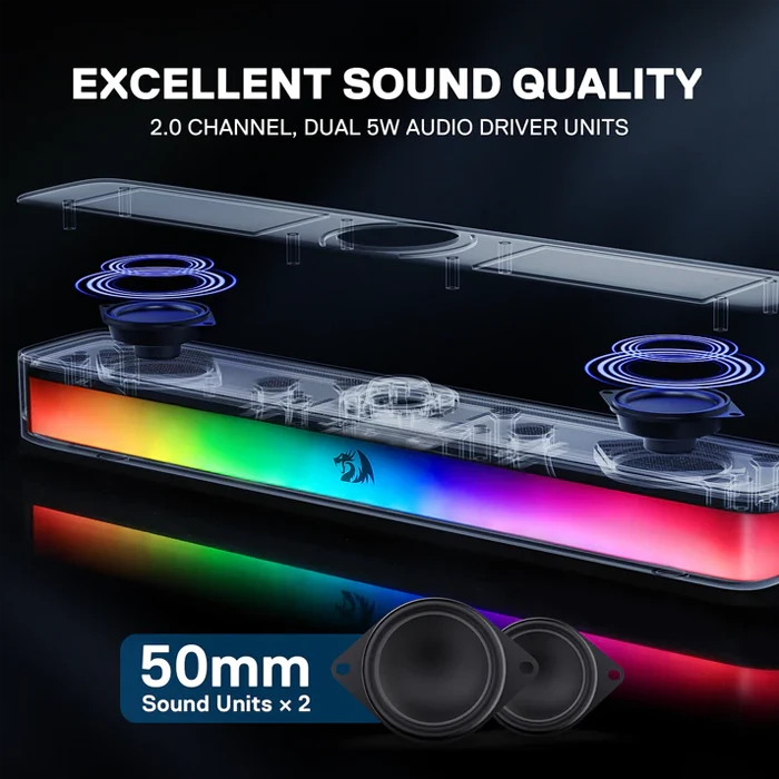 اسپیکر رومیزی گیمینگ Redragon مدل NEO GS515 RGB