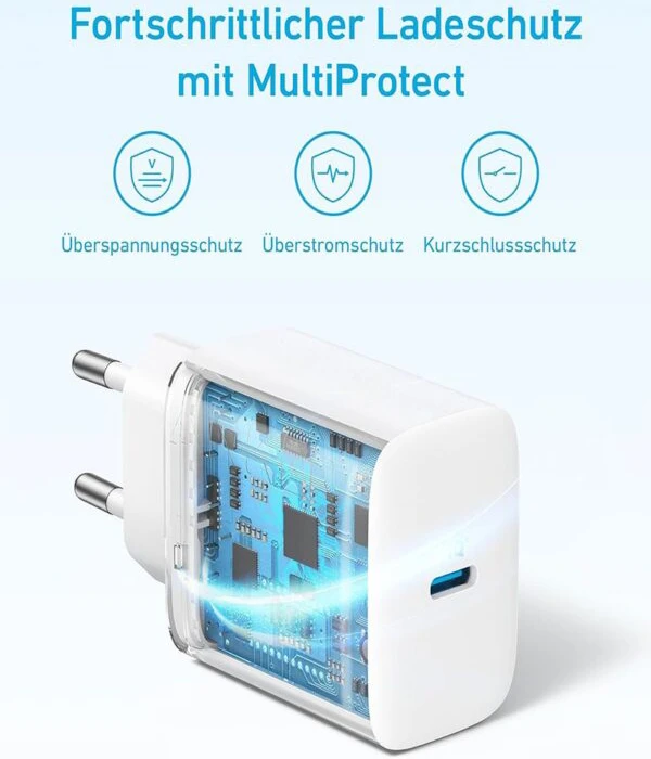 شارژر دیواری Anker مدل Select Charger B2347 به همراه کابل Type-C