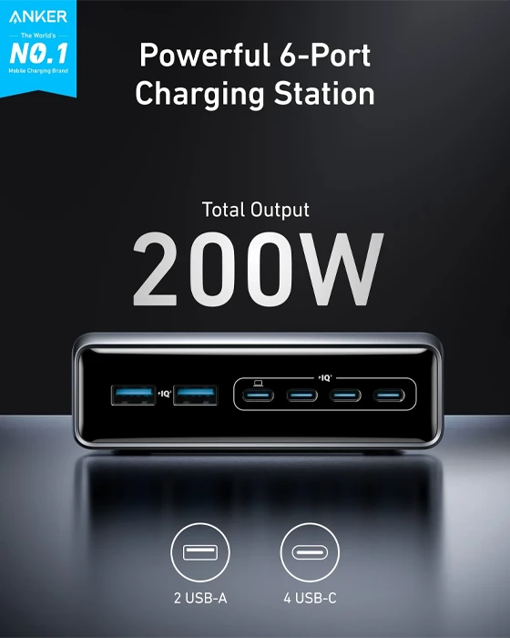 شارژر رومیزی Anker مدل Prime Charger A2683341‌