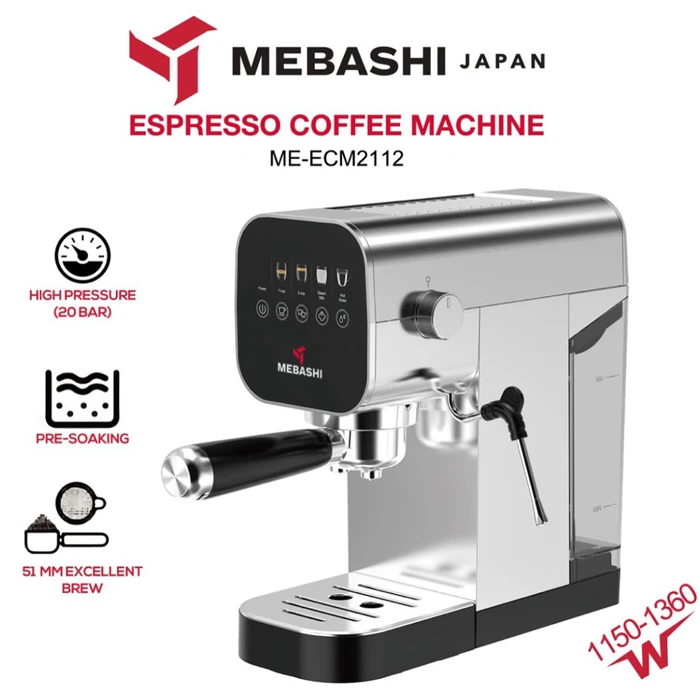 اسپرسوساز Mebashi مدل ECM2112