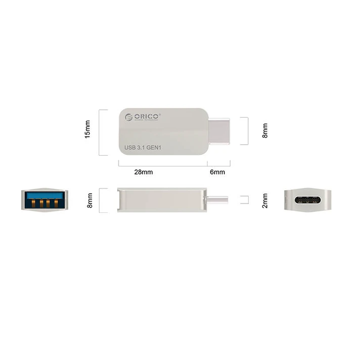 تبدیل OTG Type-C اوریکو مدل CTA2
