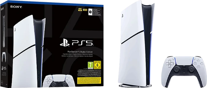 کنسول بازی پلی استیشن 5 (PS5 Slim Digital Edition) سونی ظرفیت 1 ترابایت