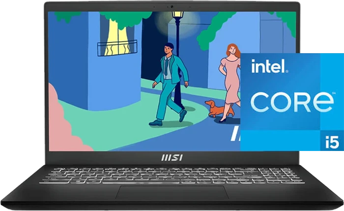 لپ تاپ 15.6 اینچ MSI مدل Modern 15 B12MO (i5 1235U-16GB-500GB SSD-FHD-Backlight)