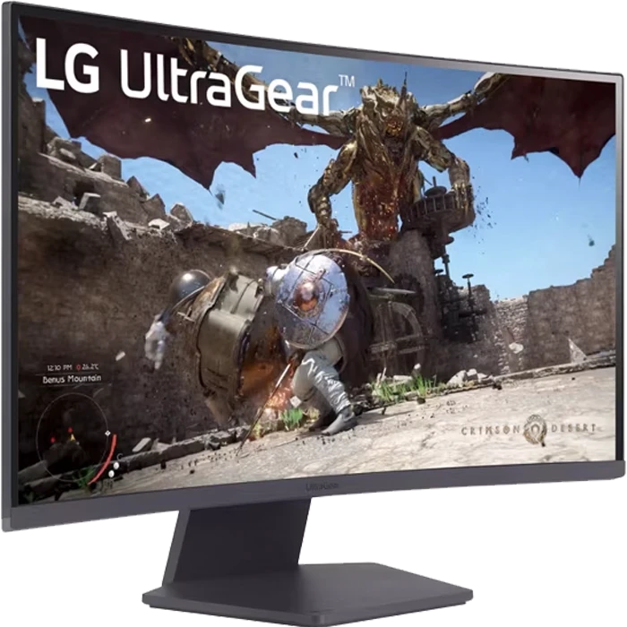 مانیتور گیمینگ منحنی 27 اینچ LG مدل 27GS60QC-B