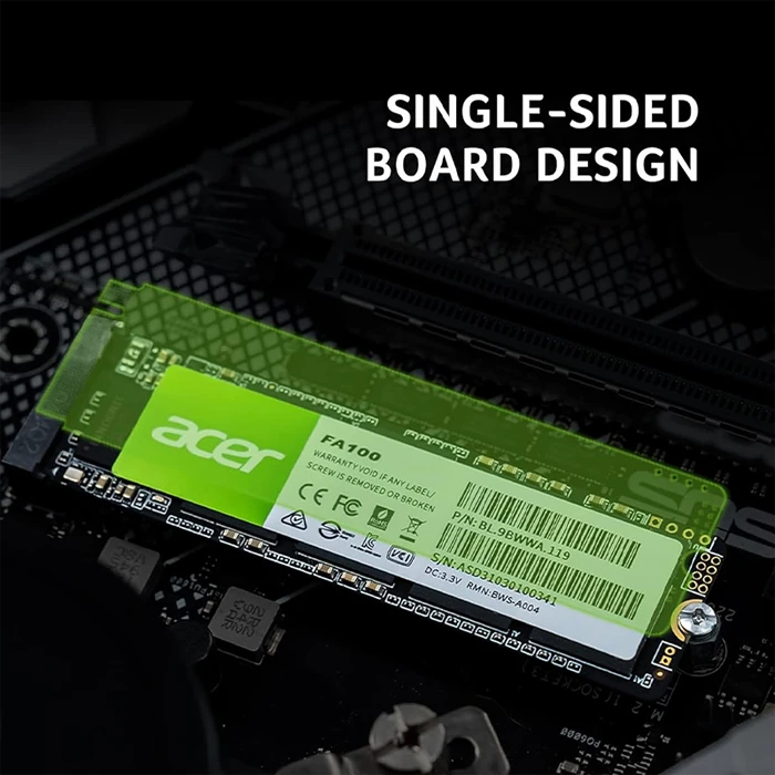 حافظه SSD اینترنال 1 ترابایت Acer مدل  FA100 NVME M.2