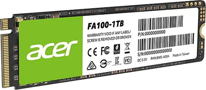 حافظه SSD اینترنال 1 ترابایت Acer مدل  FA100 NVME M.2