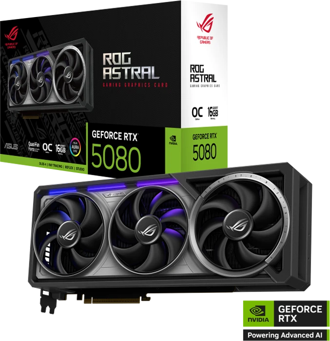 کارت گرافیک Asus مدل ROG Astral GeForce RTX 5080 16GB GDDR7 OC Edition