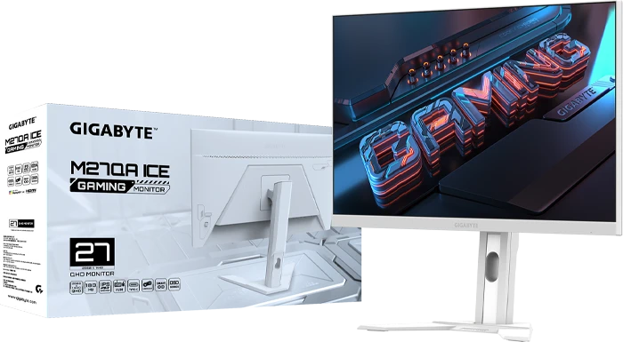 مانیتور گیمینگ 27 اینچ Gigabyte مدل Gaming M27QA ICE