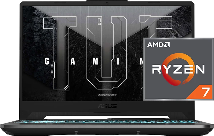 لپ تاپ گیمینگ 15.6 اینچ Asus مدل TUF Gaming A15 FA506NFR-HN045W (R7 7435HS-16GB-512GB SSD-RTX 2050-FHD-Backlight)