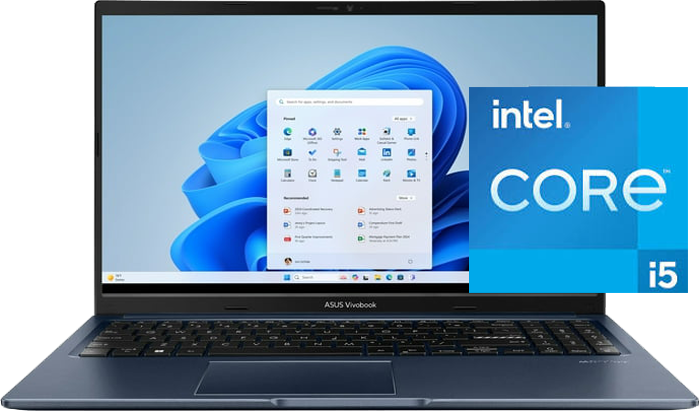 لپ تاپ 15.6 اینچ Asus مدل Vivobook 15 F1504ZA-WH52 (i5 1235U-8GB-256GB SSD-FHD)