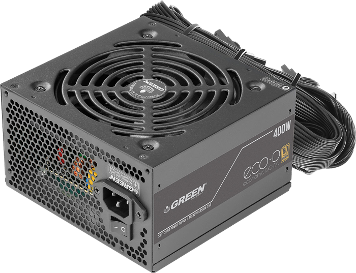 پاور 400 وات Green مدل GP400A-ECO D 80Plus Bronze