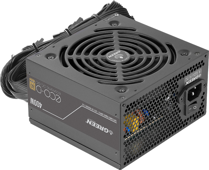 پاور 400 وات Green مدل GP400A-ECO D 80Plus Bronze