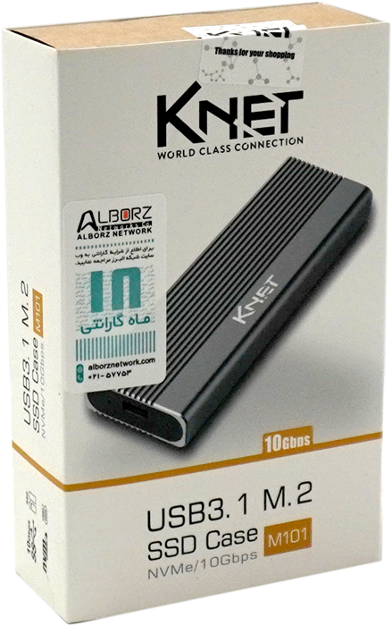 باکس حافظه SSD M.2 K-Net مدل K-M101