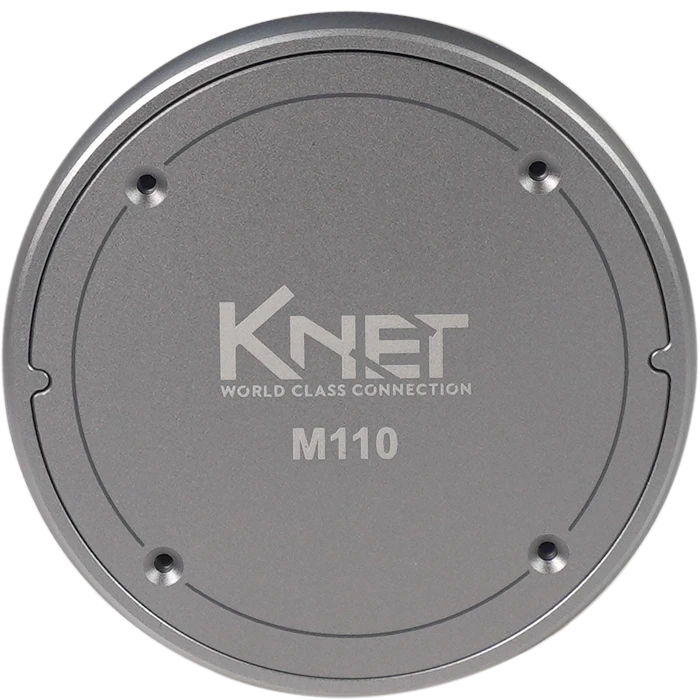 K NET K-M110 EXTERNAL USB3.1 M2 MAGNETIC NVME SILVER SSD CASE