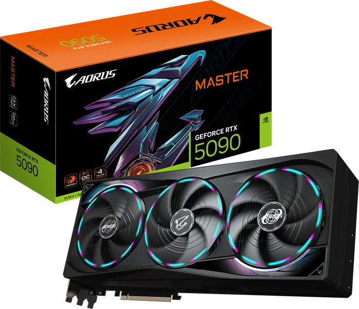 کارت گرافیک Gigabyte مدل AORUS GeForce RTX 5090 MASTER 32G