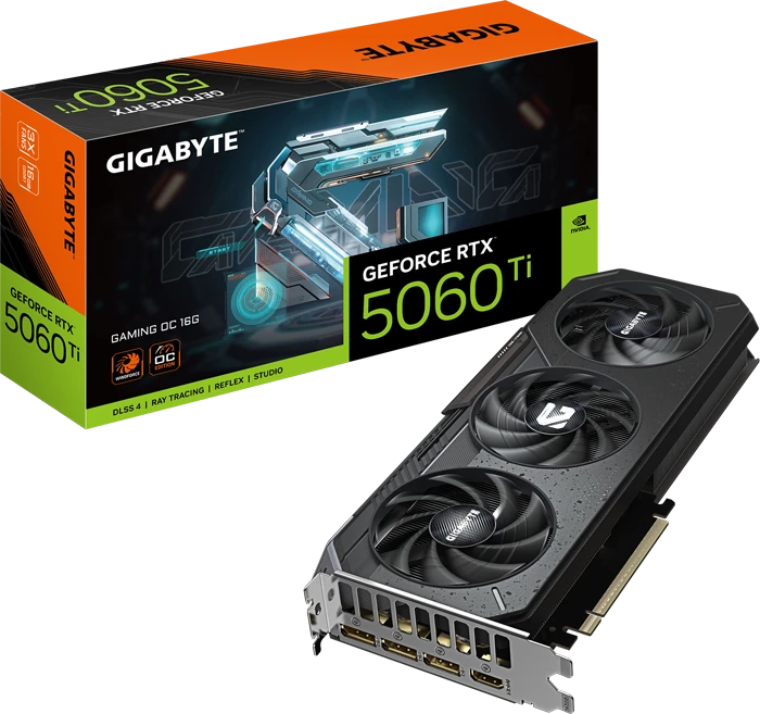 کارت گرافیک Gigabyte مدل GeForce RTX 5060 Ti GAMING OC 16G