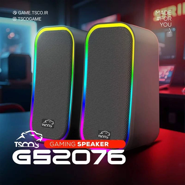 اسپیکر رومیزی Tsco مدل Gaming GS 2076