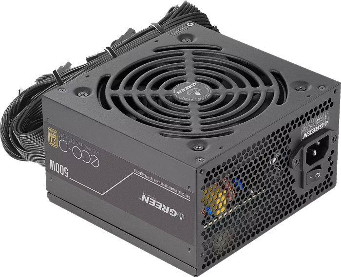 پاور 500 وات Green مدل GP500A-ECO D 80Plus Bronze