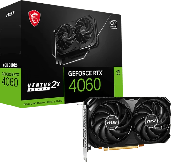 کارت گرافیک MSI مدل GeForce RTX 4060 VENTUS 2X 8G OC