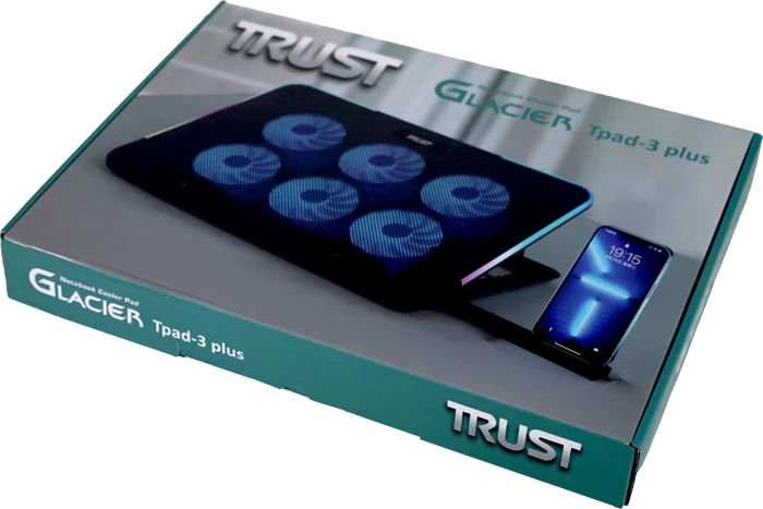 خنک کننده لپ تاپ Trust مدل GLACIER TPAD-3 Plus