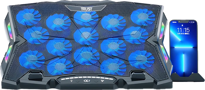 خنک کننده لپ تاپ Trust مدل GLACIER TPAD-6 Plus