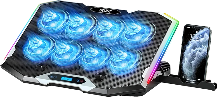 خنک کننده لپ تاپ Trust مدل GLACIER TPAD-4 Plus