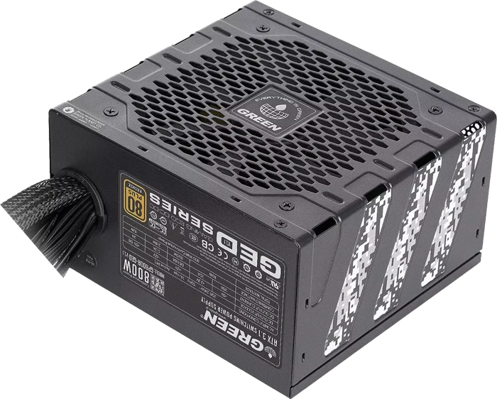 پاور 800 وات Green مدل Gaming GP800A-GED V3.1 80Plus Bronze