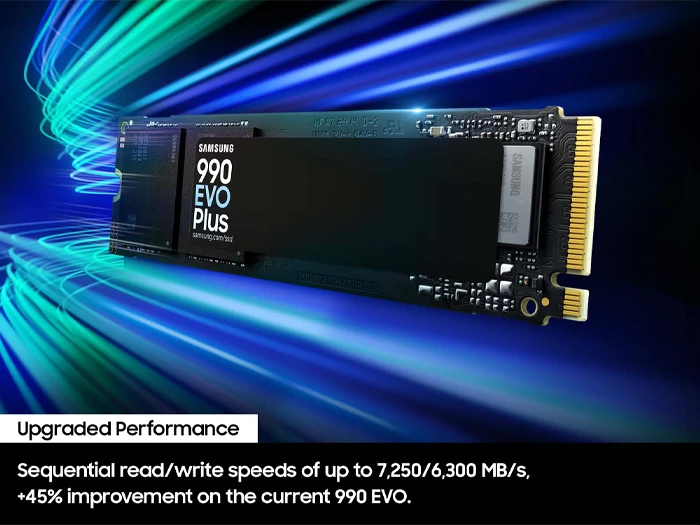 حافظه SSD اینترنال 2 ترابایت Samsung مدل 990 EVO Plus M.2