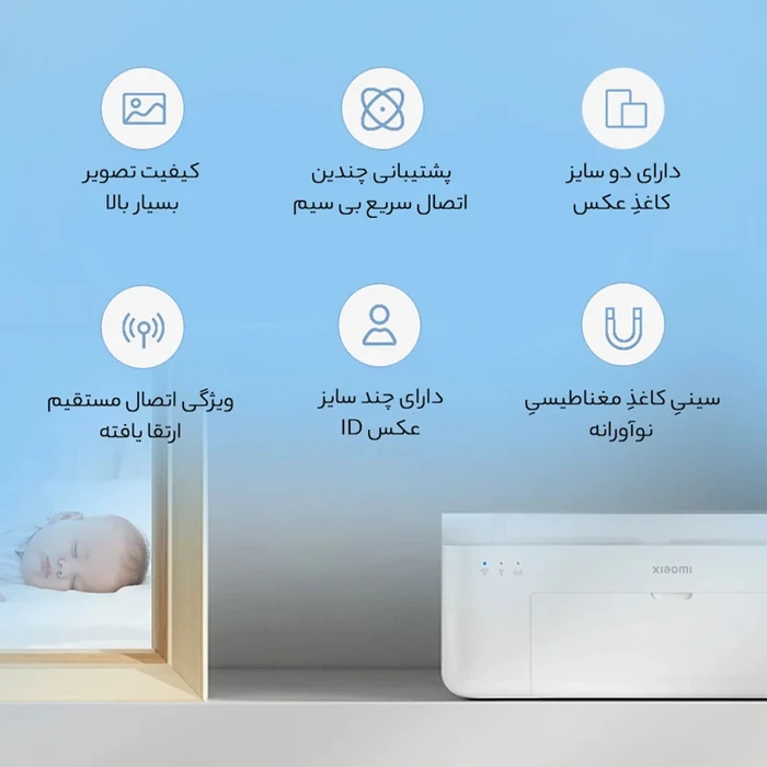 پرینتر چاپ سریع عکس Xiaomi مدل 1S Set ZPDYJ03HT