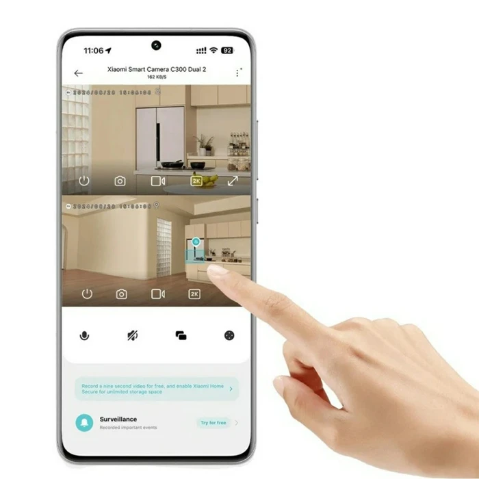 دوربین مداربسته تحت شبکه Xiaomi مدل C300 Dual MJSXJ22CM