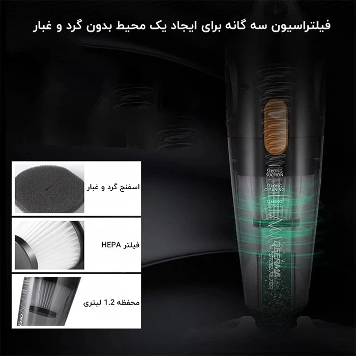 جاروبرقی Deerma مدل DX115C