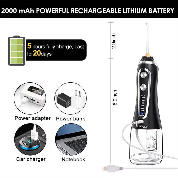 دستگاه شست و شوی دهان و دندان H2o Floss مدل HF-6
