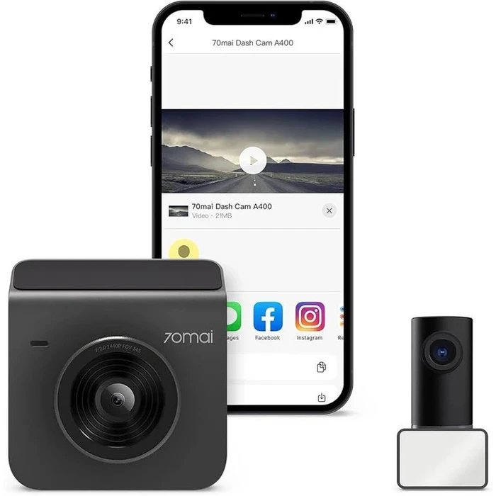 دوربین فیلم برداری خودرو 70Mai مدل 70mai Dash Cam A400